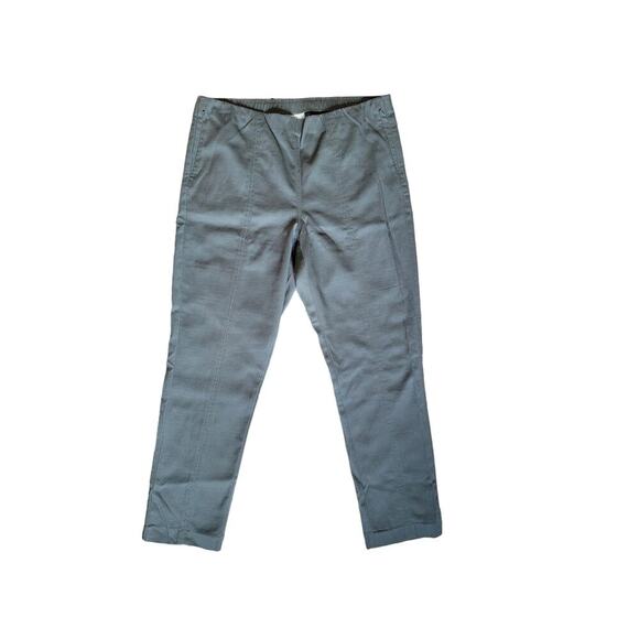 J. Jill Pants - J.Jill Essential Cotton-Stretch Pants Green Classic Office Career Wear Size 12